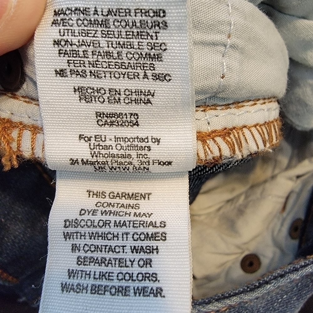 FREE PEOPLE URBAN OUTFITTER Faded skinny Crop jean - Picture 13 of 13